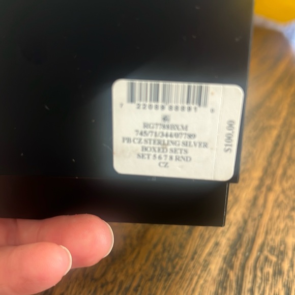 Giani Bernini cubic zirconia, sterling silver 4 sets of earrings - Picture 4 of 4